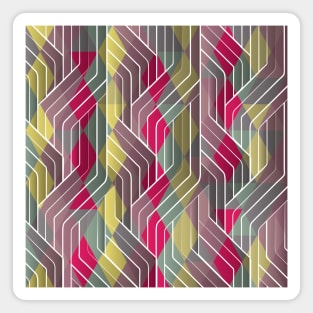 Decorative Pattern Triangles Magnet